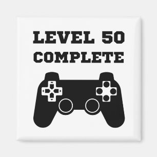 Imán Nivel 50 completado 50 cumpleaños