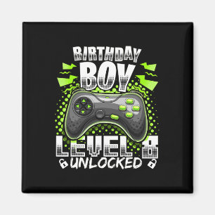 Imán Nivel 8 Desbloqueado Videojuego Cumpleaños 8 Gif p
