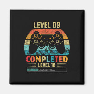 Imán Nivel 9 Completado Nivel 10 Cargando 9º Cumpleaños