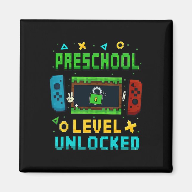 Imán Nivel Preescolar Desbloqueado Ck Para Pixel Art Es (Frente)