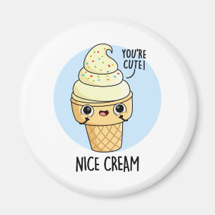 Imán Niza Crema Graciosa Ice Cream Pun