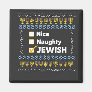 Imán Niza Hanukkah Judío Suéter Feo