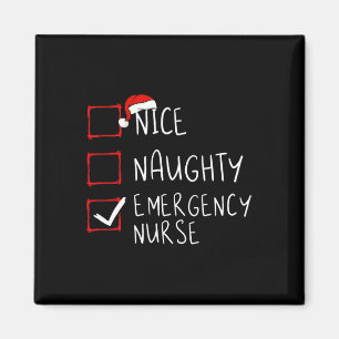 Imán Niza Lista De Navidades De Enfermeras De Emergenci