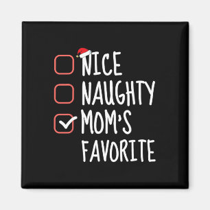 Imán Niza lista de Navidades graciosos favoritos de mam