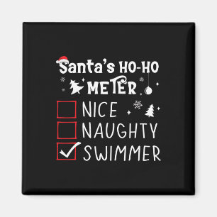 Imán Niza Ntrata Navidades De Nadadores Lista Funny De