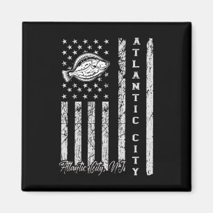 Imán Nj De La Ciudad Atlántica Para Pescadores De Flaut