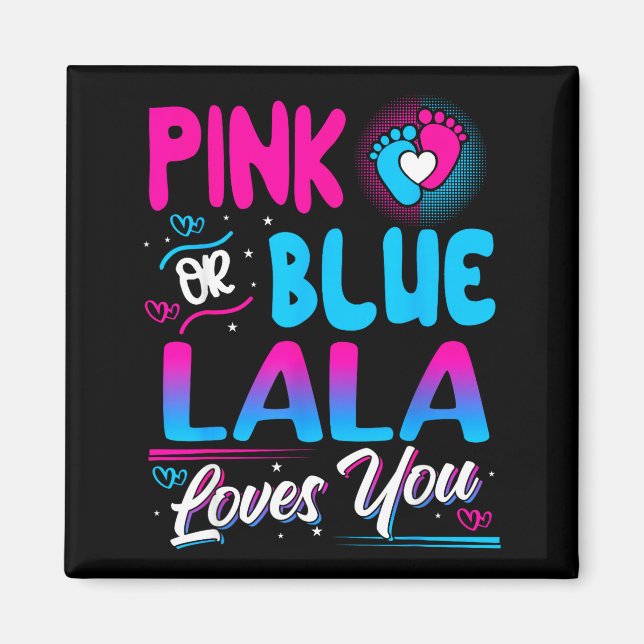 Imán Nk Or Blue Lala Loves You New Baby  (Frente)
