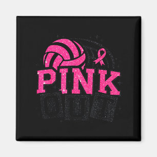 Imán Nk Out Voleibol Conciencia Del Cáncer De Mama Supr