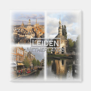 Imán NL0033 Europa, Países Bajos, Leiden, nevera