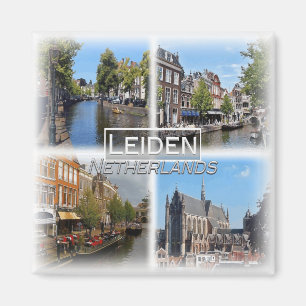 Imán NL0034 Europa, Países Bajos, Leiden, nevera