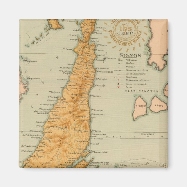 Imán No 22 Cebú (Frente)