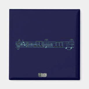 Imán No. 5 (azul) de la sinfonía de Beethoven
