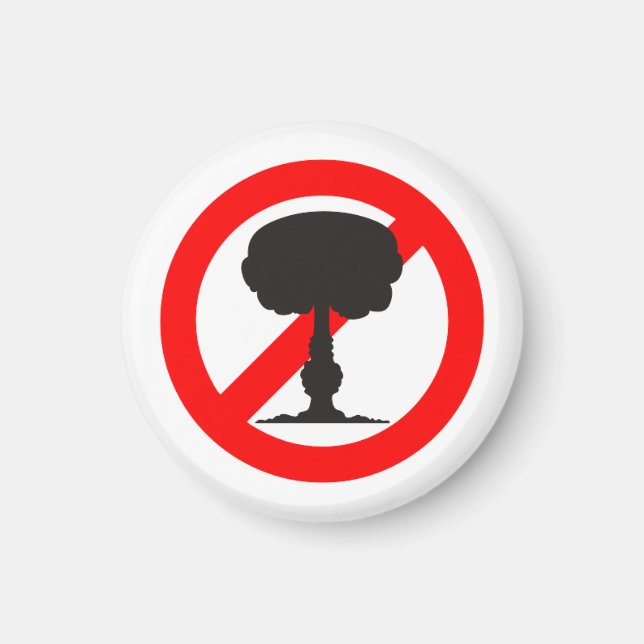 Imán No a la bomba (Frente)