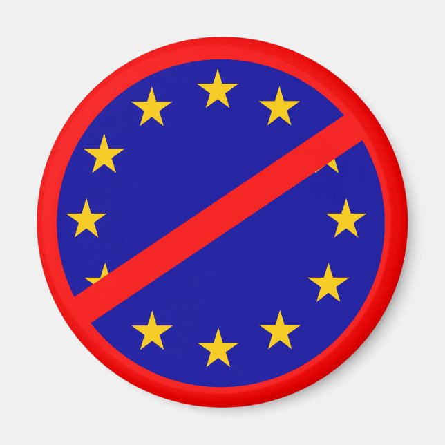 Imán No a la UE (Frente)