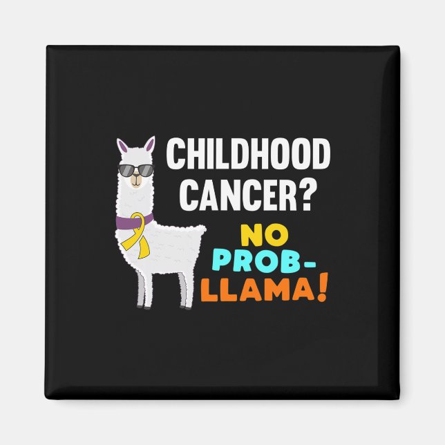 Imán No a prob-llama sobreviviente de Guerrero del Cánc (Frente)