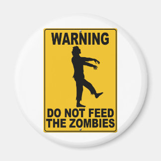 Imán No alimentar a los zombies