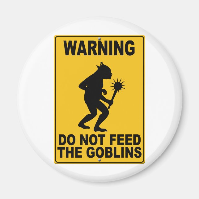 Imán No alimente a los Goblins (Frente)