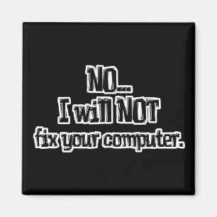 Imán No Arreglaré Tu Computadora