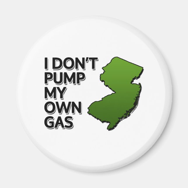Imán No bombeo mi propio gas (Frente)