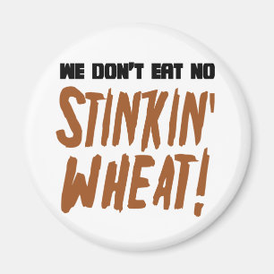 Imán No comemos ningún gluten celiaco del trigo de