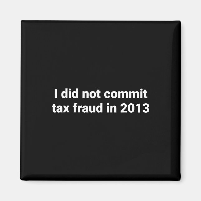 Imán No Cometí Fraude De Impuestos En 2013 Un Chiste Di (Frente)