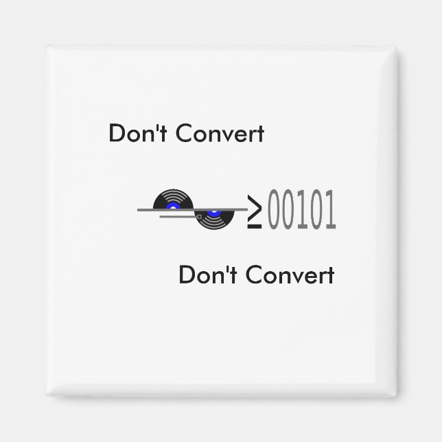 Imán No convertir (Frente)