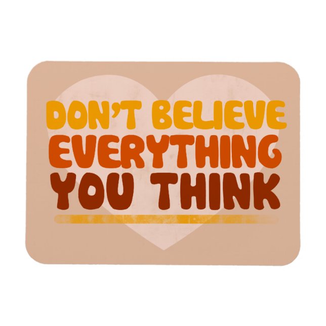 Imán No crean todo lo que piensan (Horizontal)