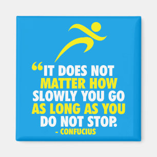 Imán NO DETENGAS. Motivación de entrenamiento de marató