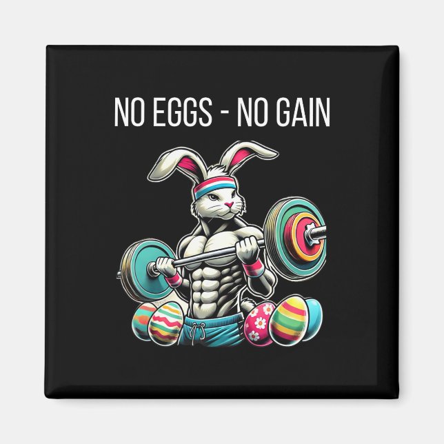 Imán No Eggs - No Gain  (Frente)