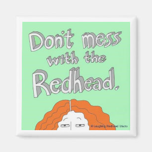 Imán No ensucie con el Redhead.