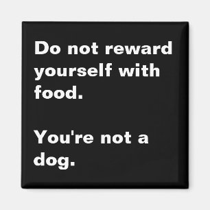 Imán No eres un perro.