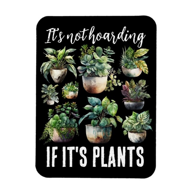 Imán No es acaparar si son plantas (Vertical)