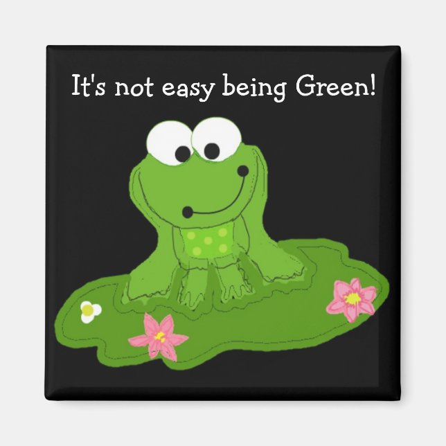 Imán No es fácil ser verde (Frente)