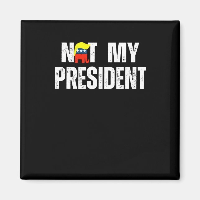 Imán No es mi presidente Trump 2025 (Frente)