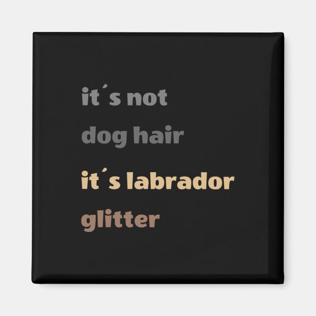 Imán No es pelo de perro (Frente)