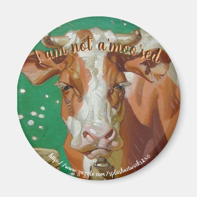 Imán "No es un MOOsed" (Frente)