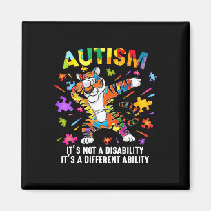 Imán No Es Una Discapacidad Tigre Conciencia del Autism