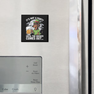 Imán No Es Una Fiesta Hasta Dachshund Cerveza Irlandesa