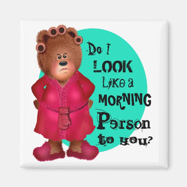 Imán No es una persona matutina (Frente)