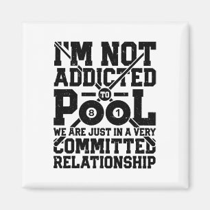 Imán No estoy adicto al billar Funny Billiards Player 8
