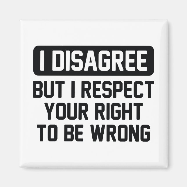 Imán No estoy de acuerdo (Frente)