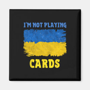 Imán No estoy jugando cartas Zelensky palabras 2025 Apo