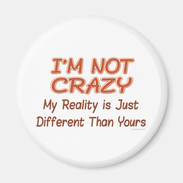 Imán No estoy loco (Frente)