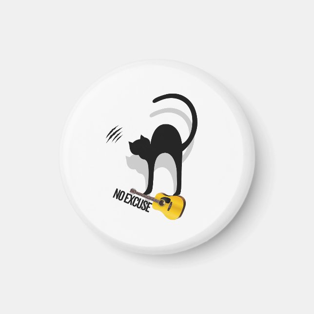 Imán No Excuse Cat Magnets (Frente)