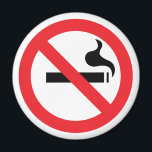 Imán No fumar<br><div class="desc">Un práctico cartel de no fumar,  para cuando no se permite fumar.</div>