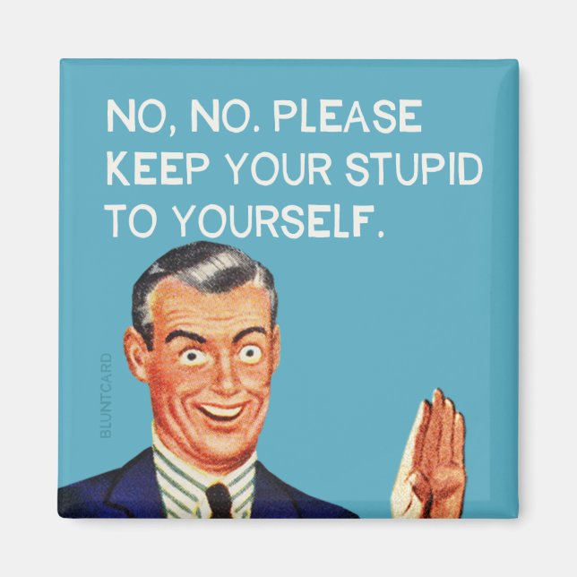 Imán No gracias (Frente)