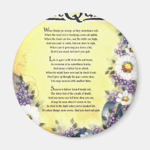 Imán No hacen las palabras de Quit=Inspiring de la