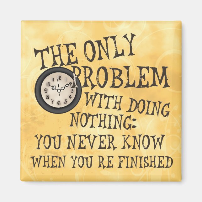 Imán No hacer nada (Frente)