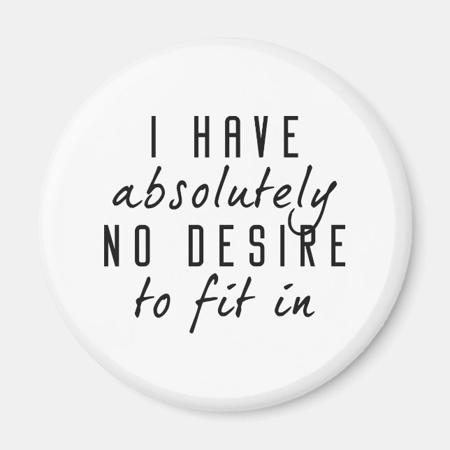 Imán No Hay Deseo De Encuadrar (Frente)