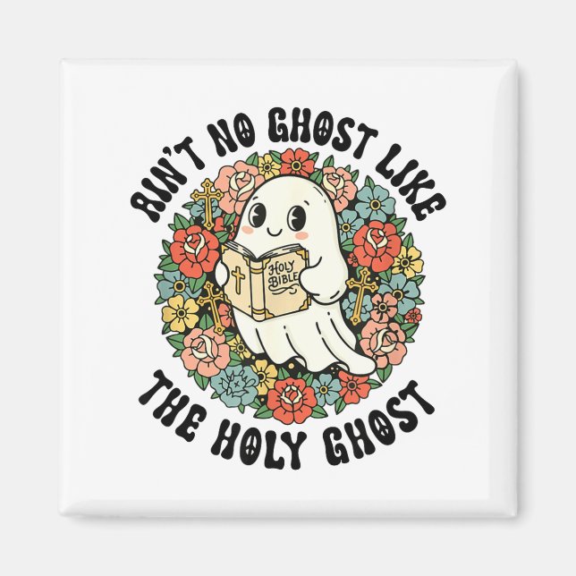Imán No hay fantasma como el Espíritu Santo Jesús Crist (Frente)